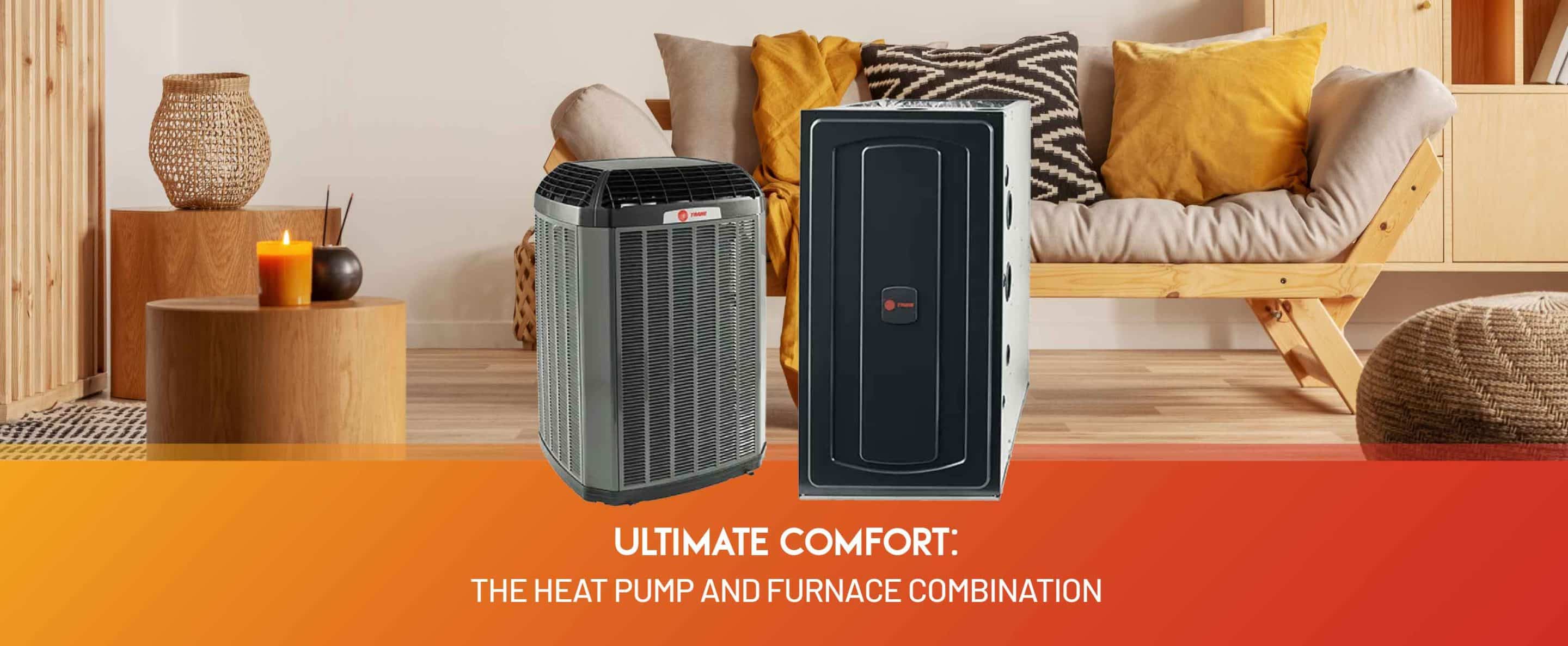 Heat pump and furnace