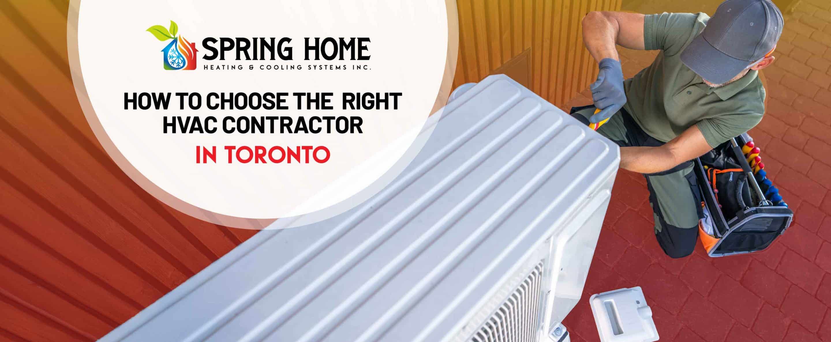 How to Choose the Right HVAC Contractor in Toronto